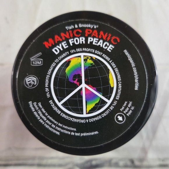 Tish & Snooky's Manic Panic Dye For Peace Rockabilly Blue NEW SEALED Exp 2024 - Picture 2 of 3